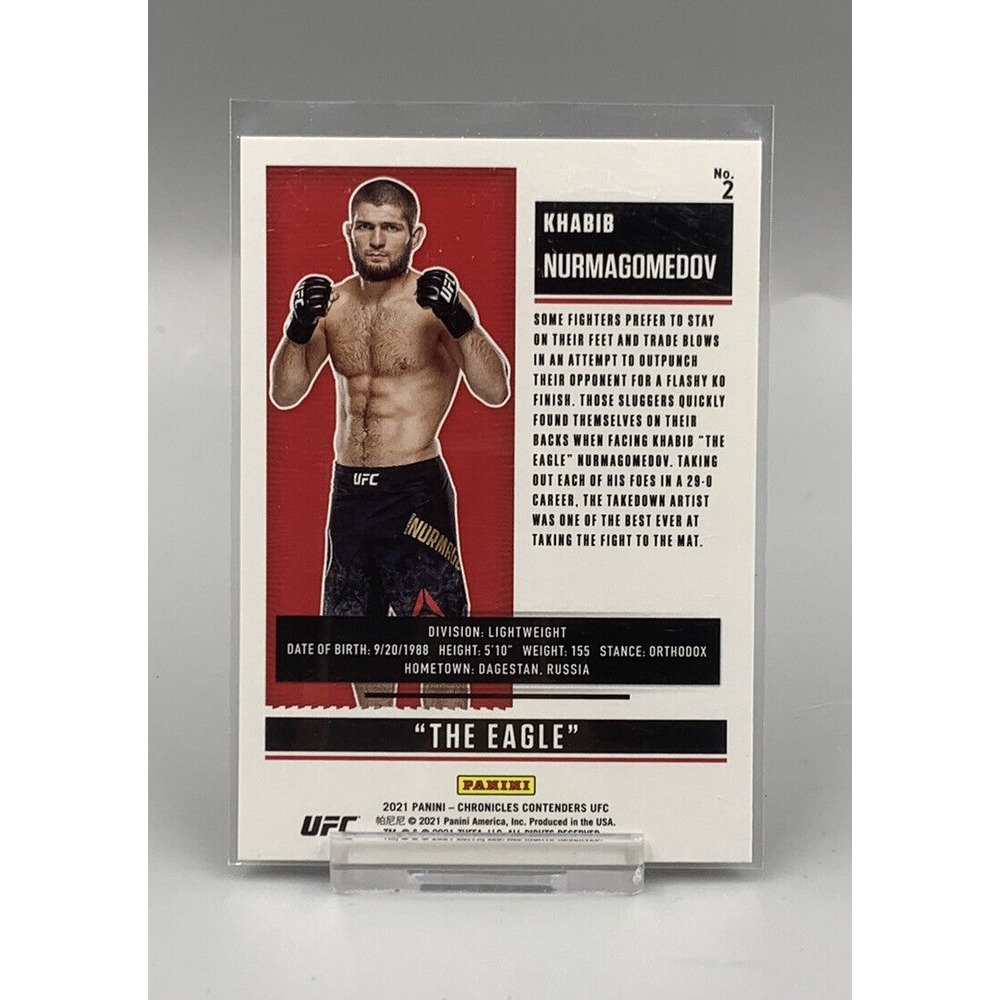 2021 Panini Contenders - Khabib Nurmagomedov #2 - Picture 2 of 3